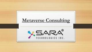 Metaverse consulting