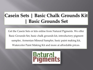 Casein Sets | Basic Chalk Grounds Kit | Basic Grounds Set