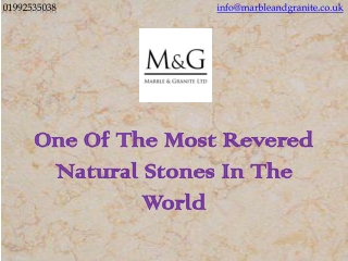 One Of The Most Revered Natural Stones In The World