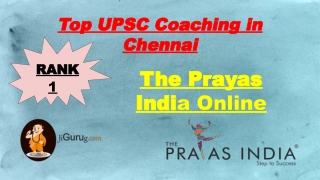 Top IAS Coaching In Chennai
