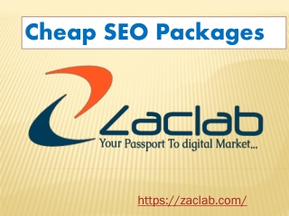 Cheap SEO Packages