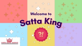 Sattaking Agency India's Best Online Satta Company