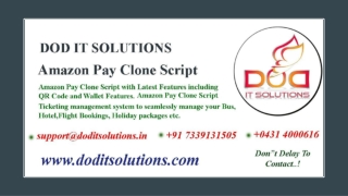 AmazonPay Clone Script - Readymade Clone Script