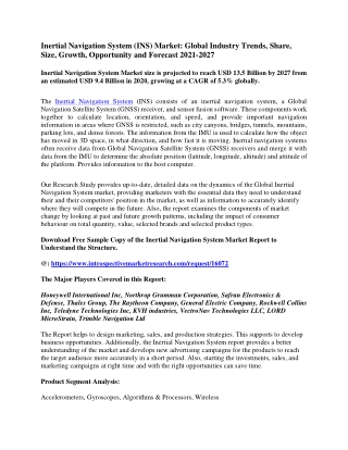 Global Inertial Navigation System Market