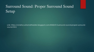 Surround Sound