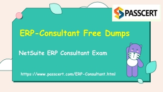NetSuite ERP-Consultant Exam Dumps