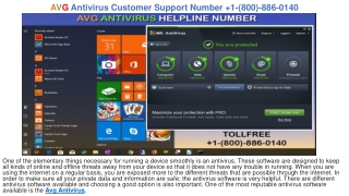 AVG Antivirus Customer Support Phone Number  1-(800)-886-0140