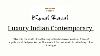 Designer Menswear Online