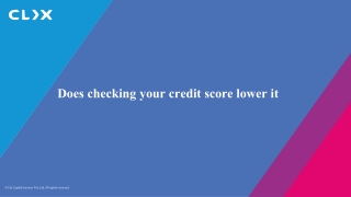 Does checking your credit score lower it