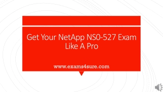 NS0-527 Exam Questions 2022