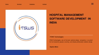 Hospital Management Software Development in India  Medical Healthcare App Development in India