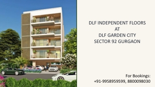 DLF Independent Floors Sector 92 3 Bhk Price, DLF Independent Floor Sector 92 La