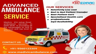 Medivic Ambulance Service in Kasba and Kona Expressway- Advanced Care