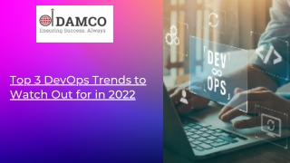 Top 3 DevOps Trends to Watch Out for in 2022