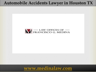 Automobile Accidents Lawyer in Houston TX
