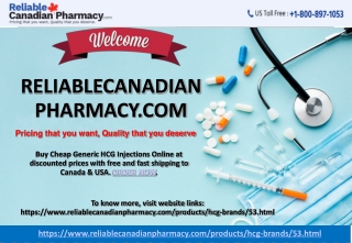 Buy Cheap Generic HCG Injections Online Canada