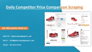 Daily Competitor Price Comparison Scraping