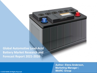 Automotive Lead-Acid Battery Market PDF: Research Report, Share, Size, Trends