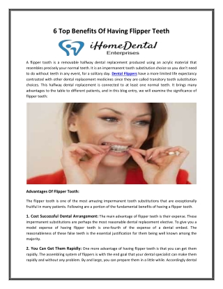 6 Top Benefits Of Having Flipper Teeth-converted
