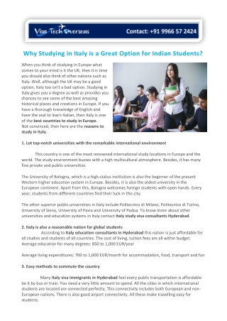 Why Studying in Italy is a Great Option for Indian Students-converted (1)