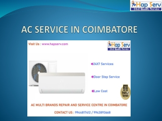 AC SERVICE IN COIMBATORE