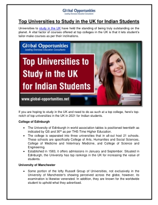 Top Universities to Study in the UK for Indian Students (1)
