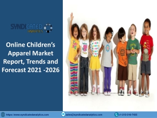 Online Children’s Apparel Market Research Report PDF 2021-2026 | Syndicated Anal