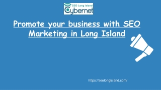 Promote your business with SEO Marketing in Long Island