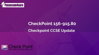 Where can I get 2022  CheckPoint   156-915.80 Dumps Study Material?