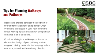 Tips for Planning Walkways and Pathways