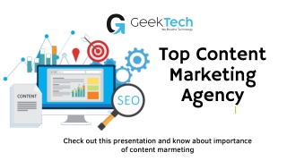 Top Content Marketing Agency - Geektech