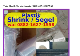 Toko Plastik Shrink Jakarta 088ᒿ~I6ᒿᜪ~I558(WA)