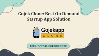 Gojek Clone Best On Demand Startup App Solution