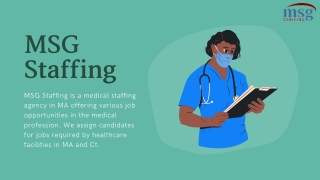 Healthcare staffing company in Massachusetts