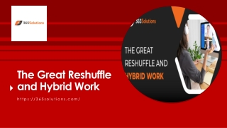 The Great Reshuffle and Hybrid Work