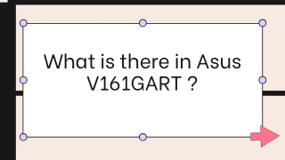 What is there in Asus V161GART