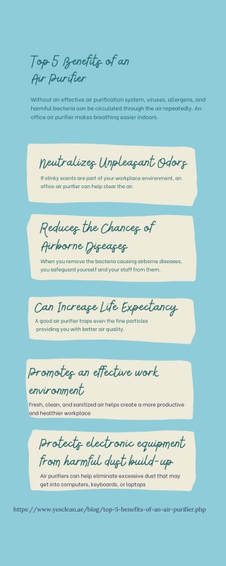 Top 5 benefits of an air purifier