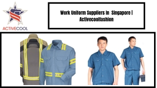 Corporate Uniforms Suppliers | Activecoolfashion