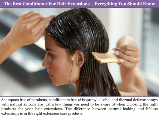 The Best Conditioner For Hair Extensions – Everything You Should Know