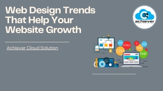 Web Design Trends That Help Your Website Growth
