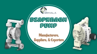 Diaphragm Pump Manufacturers