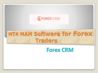 MT4 MAM Software for Forex Traders