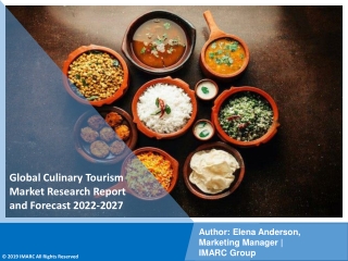 Culinary Tourism Market PDF | Growth | Trends | Forecast to 2022-2027