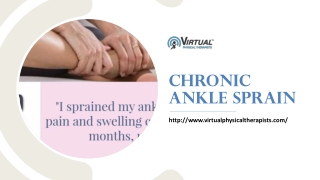 CHRONIC ANKLE SPRAIN