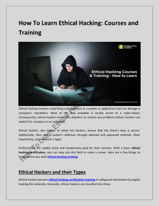 How To Learn Ethical Hacking_ Courses and Training