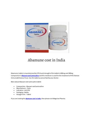 Abamune L tablet