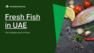 Fresh Fish in UAE