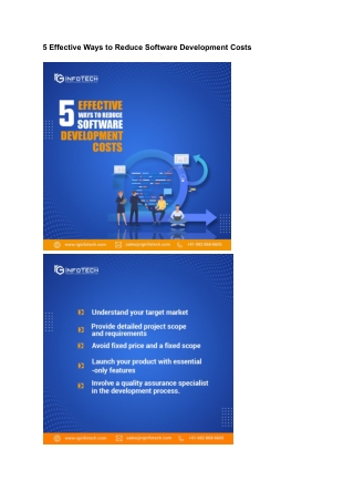 5 Effective Ways to Reduce Software Development Costs