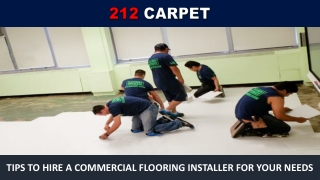 Tips to Hire a Commercial Flooring Installer for your Needs