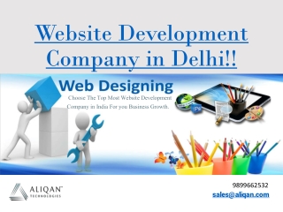 Website Development Company in Delhi!!